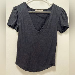 We the Free black fitted tee-size small